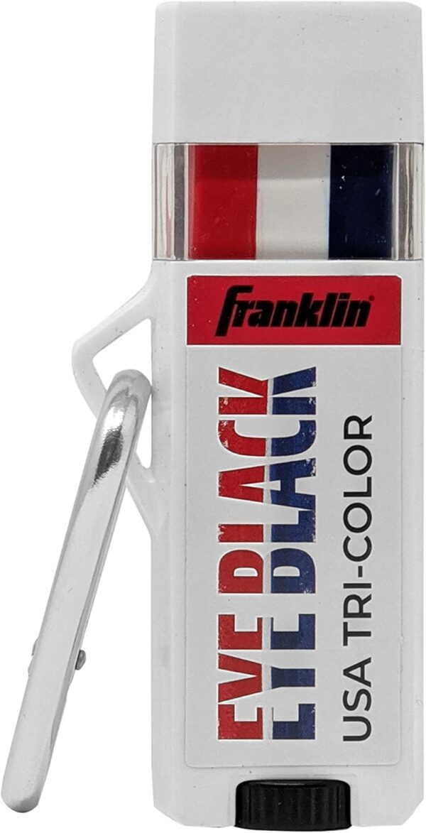 Franklin Sports MLB Eye Black - Glare Reduction Eye Black For All Athletes - Baseball Eye Black or Softball Eye Black - Eye Black Paint for Kids, Adults, Athletes, Baseball, Softball Players - Image 2