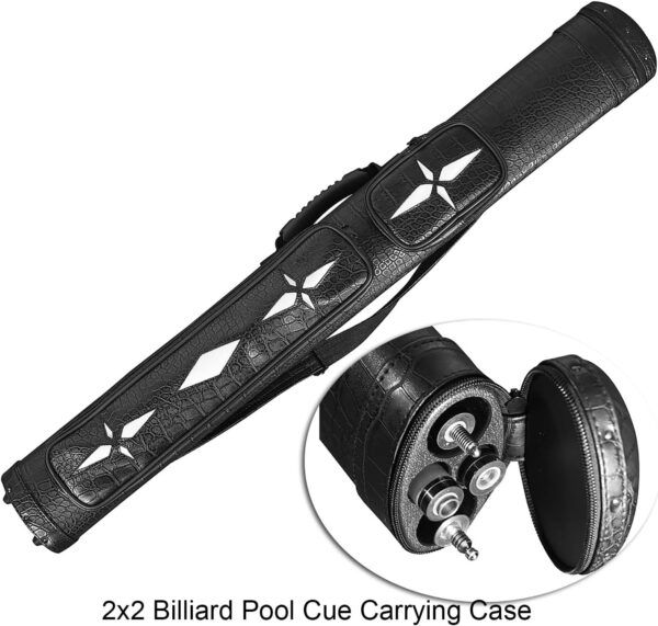 2X2 Billiards Pool Cue Tube Carrying Case - Image 5