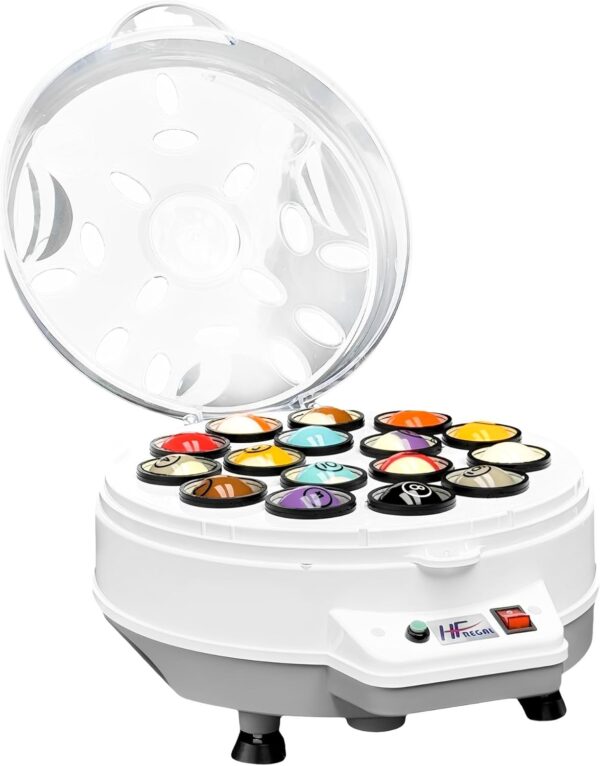 Pool Ball Cleaner Machine Automatic Pool Ball Polisher Electronic Billiard Ball Polishing and Cleaning Machine for 16 Billiard and Snooker Balls (16 Balls) - Image 2