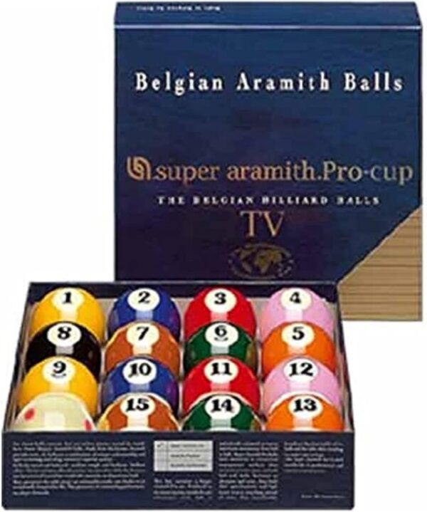 Super Aramith Tv Pro-Cup Pool Ball Set - Image 2