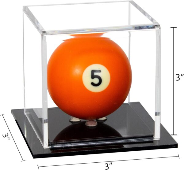 Clear Acrylic Pool Ball Display Case (B52/A046) - Image 3