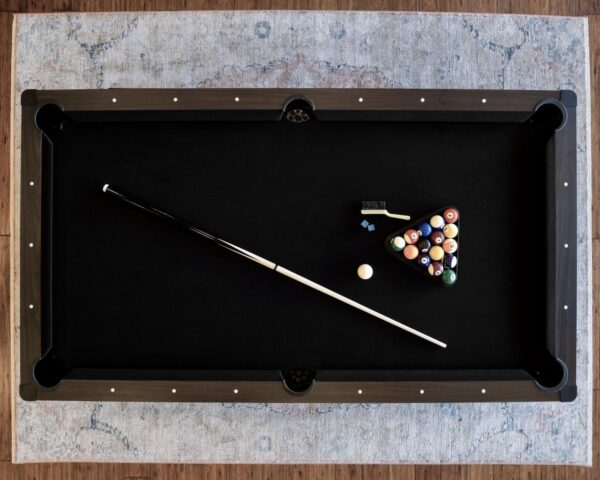 New York Nights 7 Ft Pool Table Set with Benches and Top - Image 5