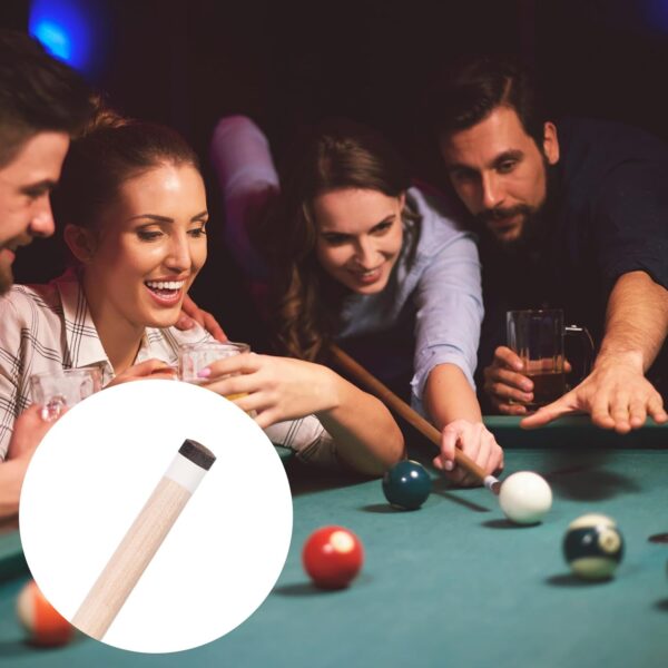 Mozeat Lens Billiard Pool Cue Tips Pool Stick Replacement Tips with Storage Box for Pool Cues and Snooker Supplies - Image 8