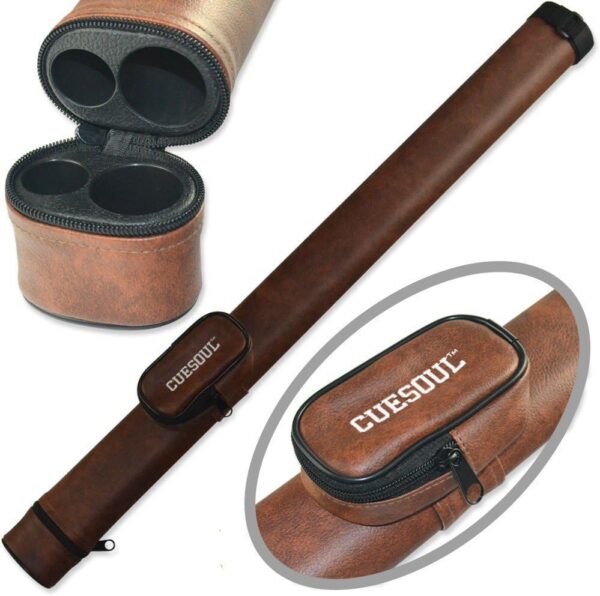 CUESOUL Soocoo Series 2x4/2x2 Hard Pool Cue Case -Holds 2 Cue Butt and 4 Cue Shafts,Four Color Available - Image 2