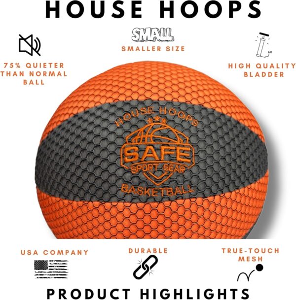 The House Basketball - HouseHoops Basketball - Realistic Texture and Bounce - Will Not Scuff or Scratch Floors and Walls - Image 4