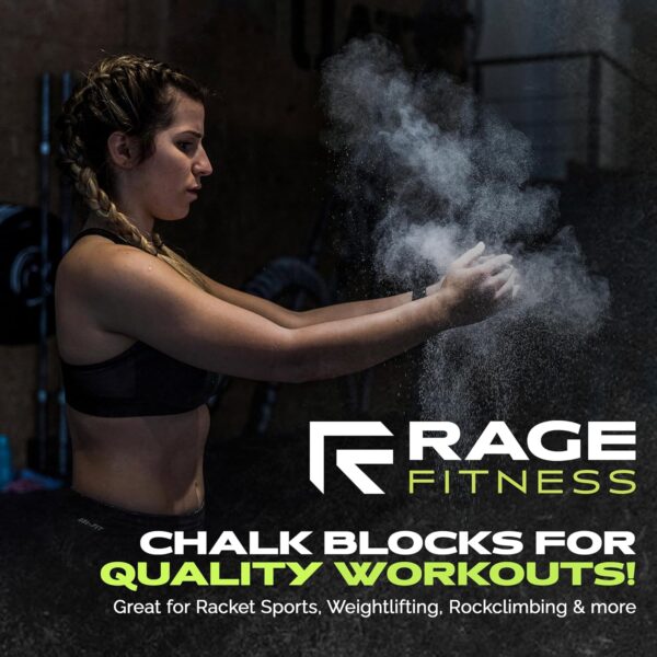 Premium Gym Chalk, Pure Magnesium Carbonate Chalk for Excellent Grip, Weightlifting, Gymnastics, Rock Climbing - Block Chalk 1 LB - Image 10