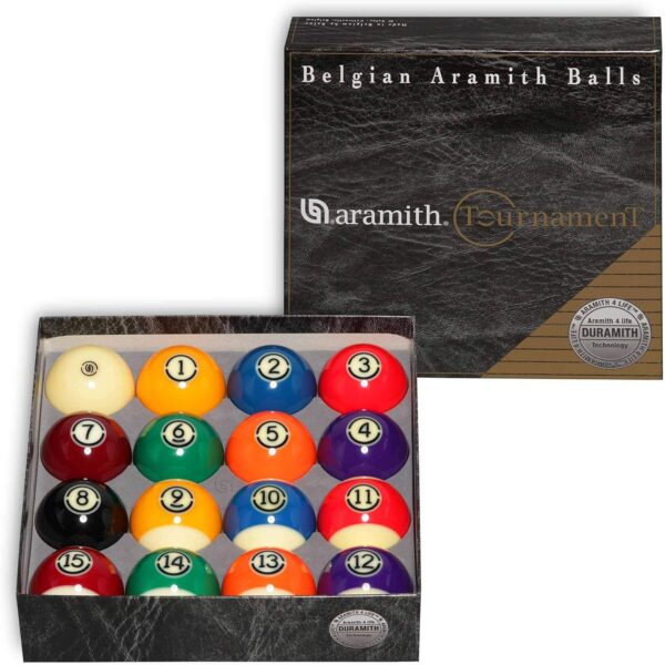 Aramith Tournament Billiard Pool Ball Set 2 1/4" - Image 2