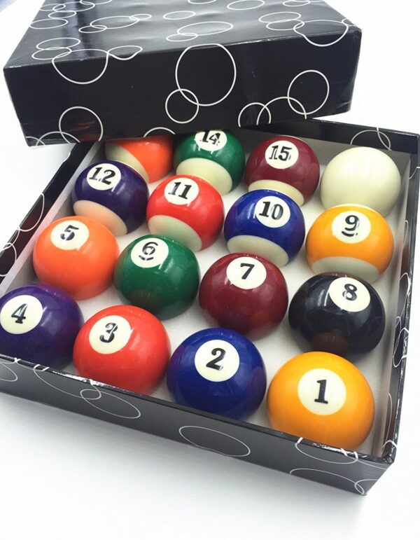 Pool Snooker Billiard Table Balls 2 inch (50.8MM) 16 Ball Set - Image 2