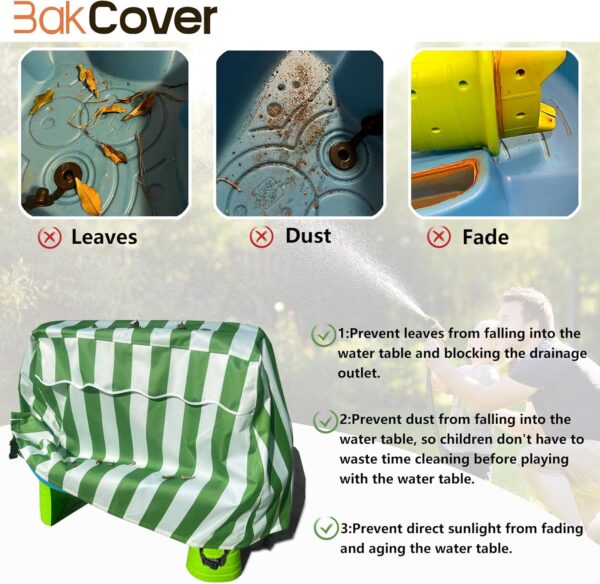 Water Table Cover Rain Showers Splash Pond Water Table, Water Table Cover for Water Table for Toddlers 1-3, Water Table Accessories for Outside Toys For Toddlers 1-3-Cover Only - Image 4