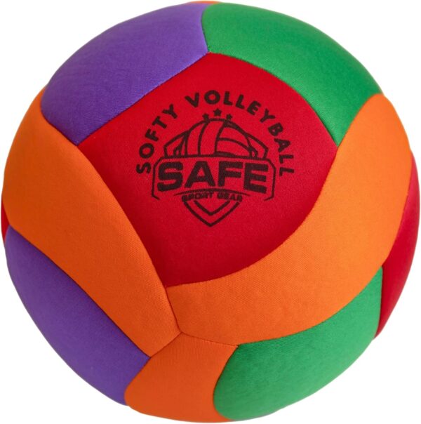 Softy Volleyball - Super Soft Volleyball Designed for Pain-Free Play - Awesome Kids Volleyball with a Realistic Feel and Bounce - Perfect Ball for House, Yard or Gym - Image 2