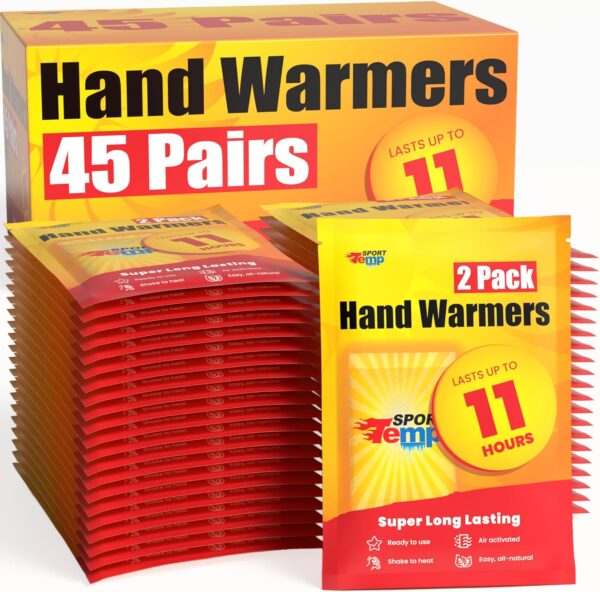 Hand Warmers - Up to 11 Hours of Heat, Super Long Lasting - Easy, All Natural - Air Activated, for Body, Hands & Toes - Odorless Hot Hand Warmer - Sport Temp - Image 2