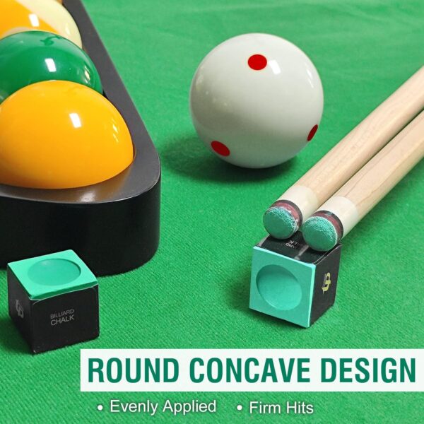 Pool Chalk Cubes Pool Table Accessories for Billiard Table - Image 7