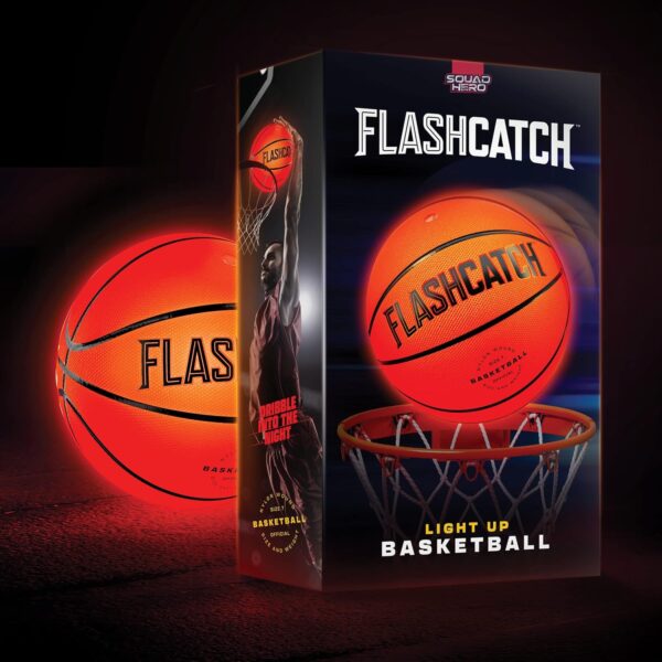 Light Up Basketball - Glow in the Dark - Sports Gear Accessories Easter Gifts for Boys 8-15+ Year Old - Kids, Teens Gift Ideas - Cool Teen Boy Toys Ages 8 9 10 11 12 13 14 15 Age Outdoor Teenage - Image 9