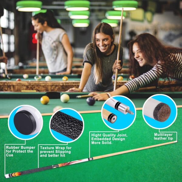 Professional Pool Stick – Premium Pool Cue Made with Beautiful, Unique, Luxury Design, and the Best Canadian Hardwood Quality. Including 4 Accessories to Keep Your Pool Stick on Top Conditions - Image 9