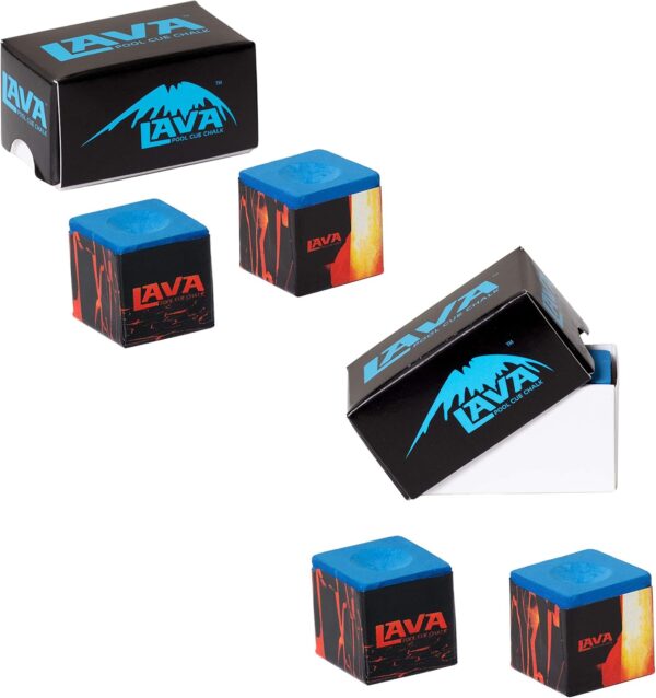 Lava Pool Cue Billiard Chalk - 4 pcs - 2 Boxes - Image 8