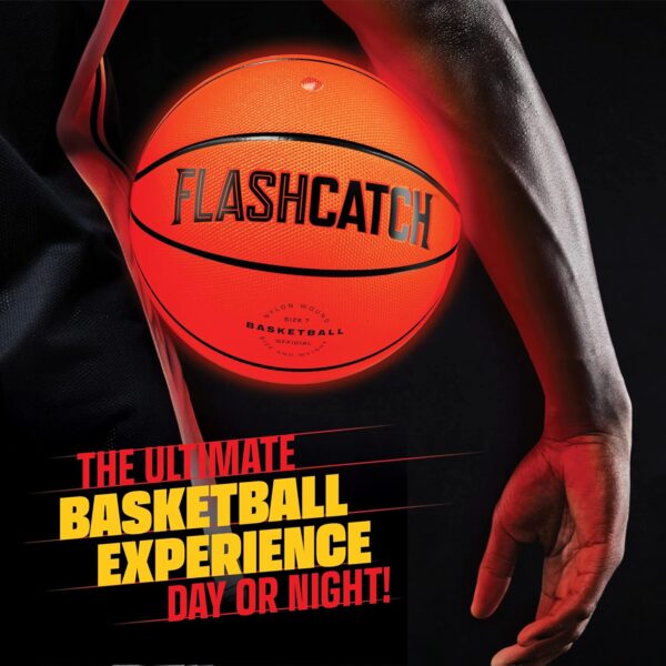 Light Up Basketball - Glow in the Dark - Sports Gear Accessories Easter Gifts for Boys 8-15+ Year Old - Kids, Teens Gift Ideas - Cool Teen Boy Toys Ages 8 9 10 11 12 13 14 15 Age Outdoor Teenage - Image 8