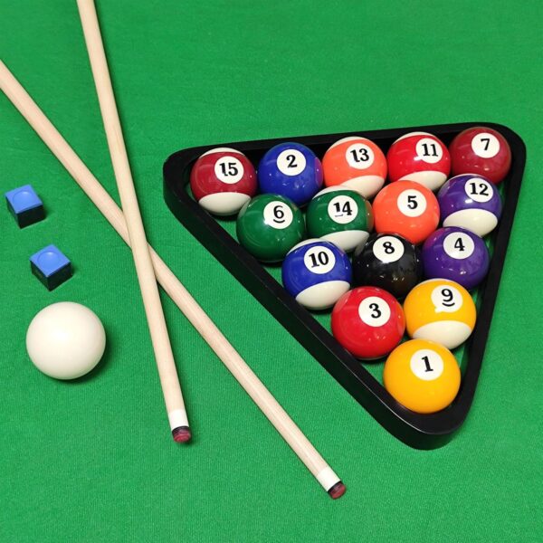 2-1/4" Pool Balls Billiard Set - 16 Resin Balls, Regulation Size & Weight, Complete Pool Table Balls Set for Replacement, Pool Table Accessories & Billiards Pool Accessories - Image 7