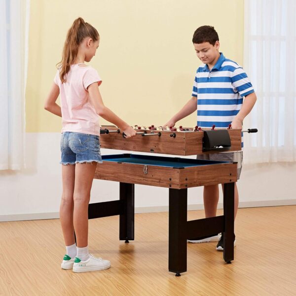 Lancaster 3 in 1 Sports Multigame, Pool Billiards, Slide Hockey, Foosball Game Table - Image 9