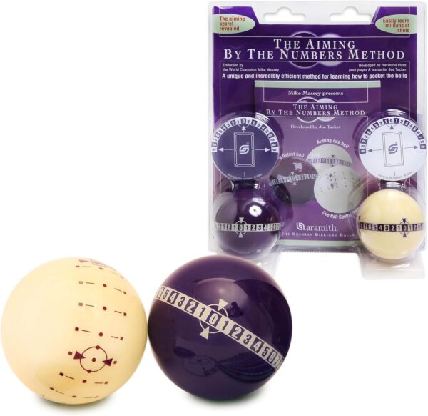 Aramith Genuine Training by The Numbers Learning/Aiming Pool/Billiards Ball Set - Image 3