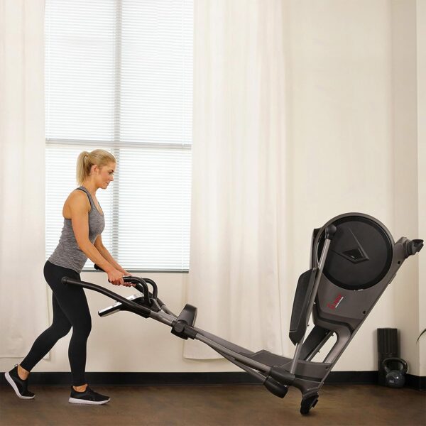 Sunny Health & Fitness Programmable 16 Electro-Magnetic Elliptical Cross Trainer Exercise Machine, Full-Body Cardio Equipment w/ 24 Pre-Built Workouts, 330LB Capacity,Optional Free SunnyFit App Link - Image 10