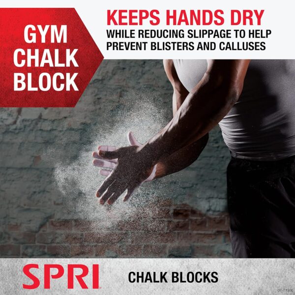 SPRI Chalk Block & Chalk Ball for Gymnastics, Rock Climbing, Bouldering, Rings, Weightlifting, Pool Billiards - Image 3