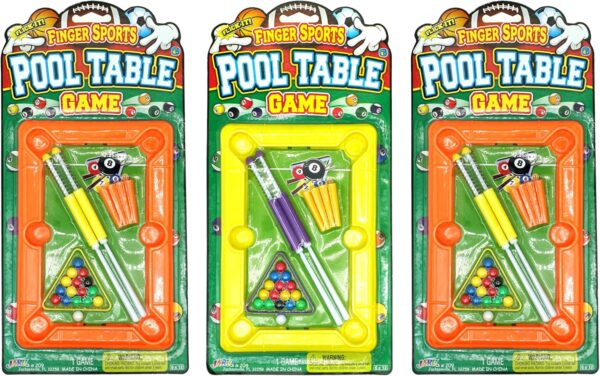 JA-RU 12 Inch Mini Pool Table Set (Mini Billiards) w/ 2 Cue Stick & Pool Balls. Portable Travel Size Mini Arcade Game. Office Desk Toys & Tabletop Games. Party Favors. 209 - Image 2